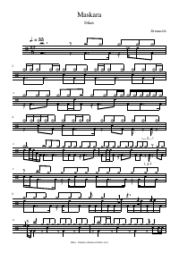 Drum score: Dilaw - Maskara