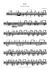 Drum score: Kool & The Gang - N.T.