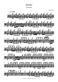 Drum score: Normandie - Jericho