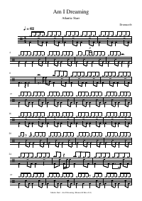 Drum score: Atlantic Starr - Am I Dreaming