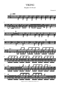 Drum score: Slaughter To Prevail - VIKING
