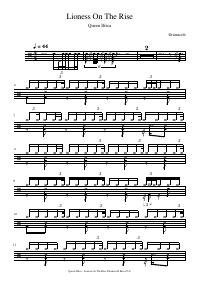 Drum score: Queen Ifrica - Lioness On The Rise