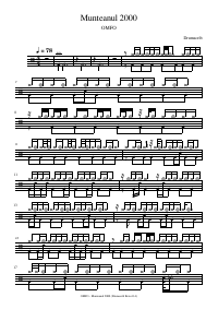 Drum score: OMFO - Munteanul 2000