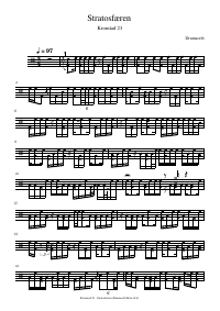 Drum score: Kronstad 23 - Stratosfæren