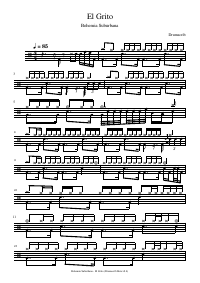 Drum score: Bohemia Suburbana - El Grito