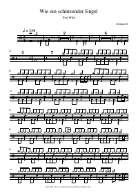 Drum score: Frei.Wild - Wie ein schützender Engel
