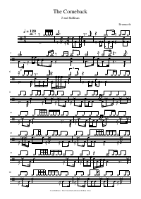 Drum score: J-rod Sullivan - The Comeback