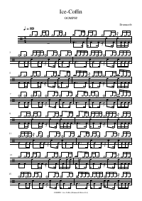 Drum score: OOMPH! - Ice-Coffin