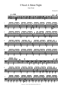Drum score: Amy Grant - I Need A Silent Night