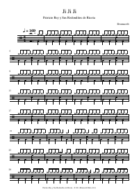 Drum score: Patricio Rey y Sus Redonditos de Ricota - Ji Ji Ji