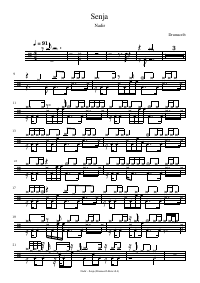 Drum score: Nadir - Senja
