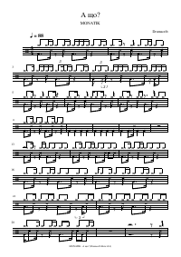 Drum score: MONATIK - А що?