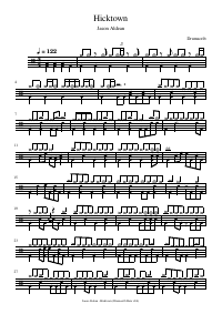 Drum score: Jason Aldean - Hicktown
