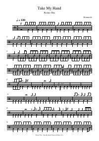 Drum score: Picture This - Take My Hand