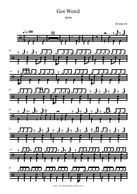 Drum score: dodie - Got Weird