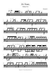 Drum score: Jekalyn Carr - It's Yours
