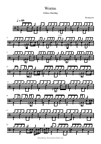 Drum score: Aldous Harding - Worms