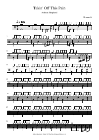Drum score: Ashton Shepherd - Takin' Off This Pain
