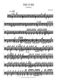Drum score: TJ Stafford - THE CURE