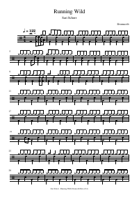 Drum score: Sari Schorr - Running Wild