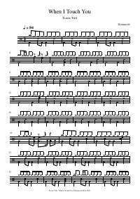 Drum score: Travis Tritt - When I Touch You