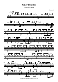 Drum score: Delbert McClinton - Sandy Beaches