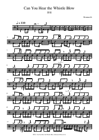 Partition de batterie : 缺省 - Can You Hear the Whistle Blow