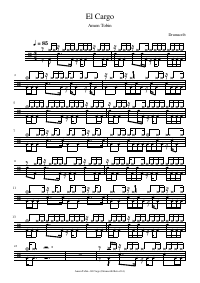 Drum score: Amon Tobin - El Cargo