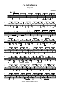 Drum score: Emigranci - Na Falochronie