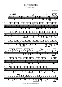 Drum score: NCT JNJM - BOTH SIDES