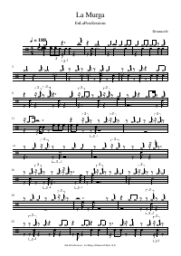 Drum score: EnLaPeraSessions - La Murga