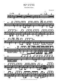 Drum score: Eden Ben Zaken - בסיבוב הבא