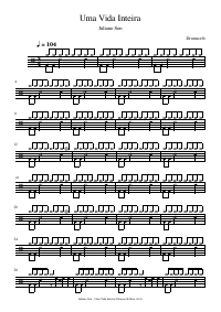 Drum score: Juliano Son - Uma Vida Inteira