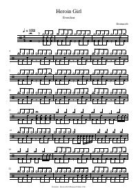 Drum score: Everclear - Heroin Girl