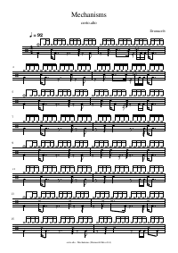 Drum score: corto.alto - Mechanisms