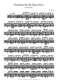 Drum score: The Bar-Kays - Freakshow On The Dance Floor