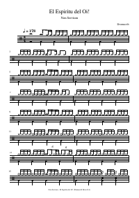 Drum score: Non Servium - El Espiritu del Oi!