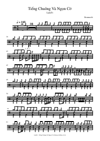 Drum score: LalaTv - Tiếng Chuông Và Ngọn Cờ