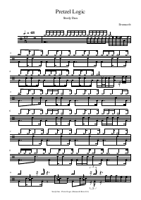 Drum score: Steely Dan - Pretzel Logic