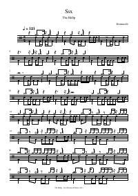 Drum score: The Hellp - Ssx