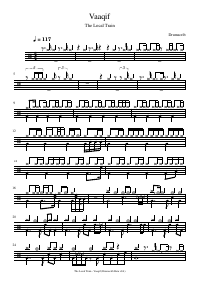 Drum score: The Local Train - Vaaqif