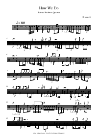 Drum score: Joshua Redman Quartet - How We Do