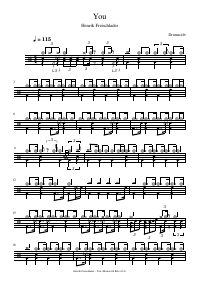 Drum score: Henrik Freischlader - You