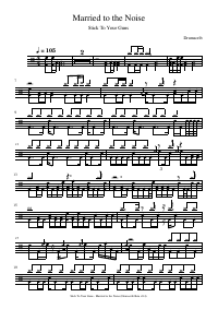 Drum score: Stick To Your Guns - Married to the Noise