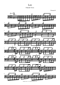 Drum score: Pashalis Terzis - Leo