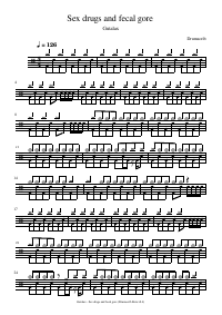 Drum score: Gutalax - Sex drugs and fecal gore