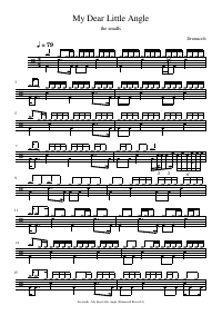 Drum score: the smalls - My Dear Little Angle