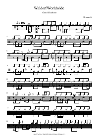 Drum score: Good Charlotte - WaldorfWorldwide