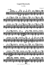 Drum score: Joe Diffie - Liquid Heartache