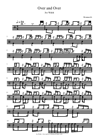 Drum score: Joe Walsh - Over and Over